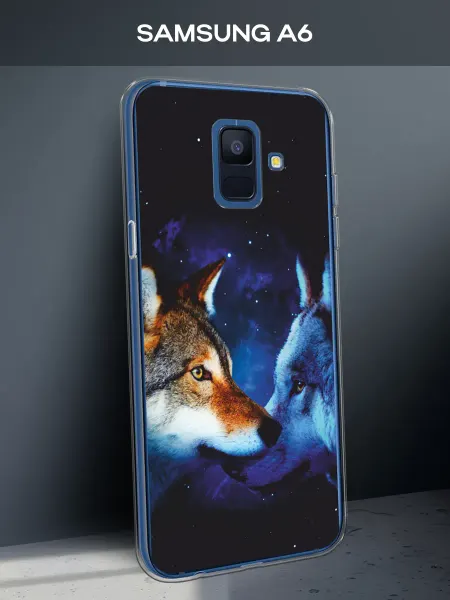 SAMSUNG Чехол на A6 с принтом