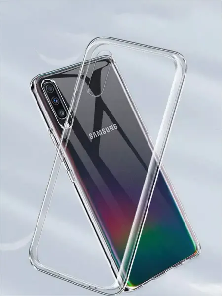 ПРО стор Чехол на Samsung Galaxy A70 A70S прозрачный cиликоновый