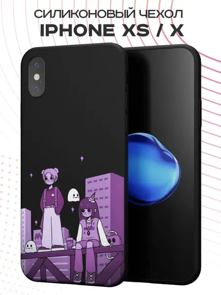 FACTORIA Чехол на Apple iPhone X и XS с принтом Аниме