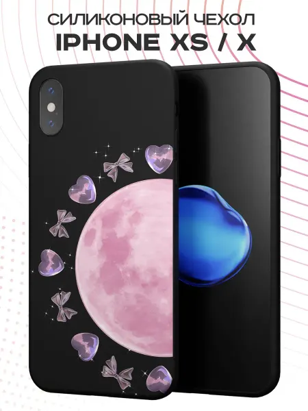 FACTORIA Чехол на Apple iPhone X и XS с принтом Луна