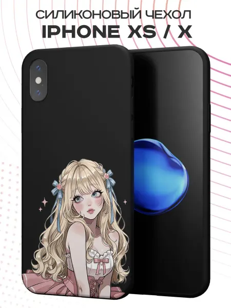FACTORIA Чехол на Apple iPhone X и XS с принтом Принцесса