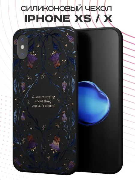 FACTORIA Чехол на Apple iPhone X и XS с принтом Сердечки