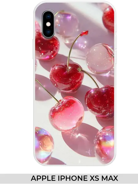 NOOTO Чехол на Apple iPhone XS MAX (для Айфон ИксС макс) вишня