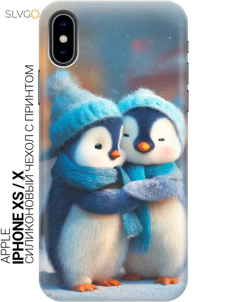 SLVGO Чехол на Apple iPhone XS, X для девочек