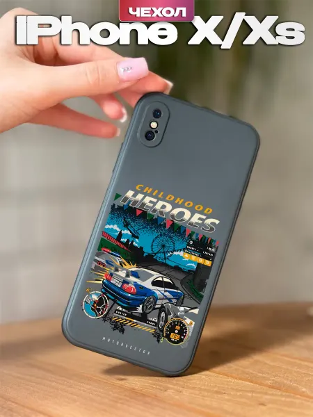 PBl store Чехол на iPhone X и XS с принтом BMW M3