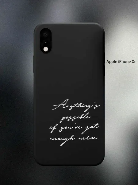 ESSE CASE Чехол на iPhone XR с надписью