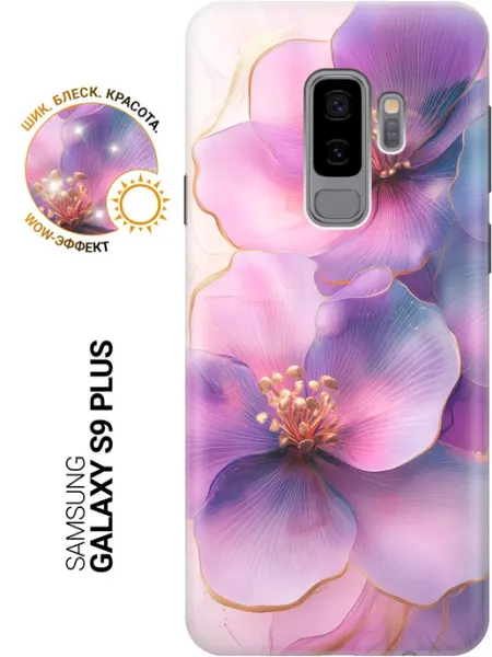 SLVGO Чехол на Samsung Galaxy S9+ с цветами