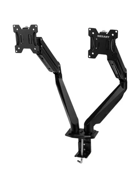 REXANT Кронштейн PROFI для двух мониторов 13"-32" с газлиф