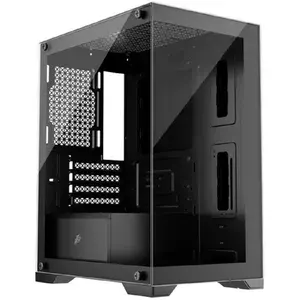 1stPlayer Корпус для ПК сталь 0,5 мм mATX 2 USB без БП