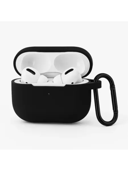Super Max Accessories Чехол для AirPods Pro 1 2 с карабином силиконовый