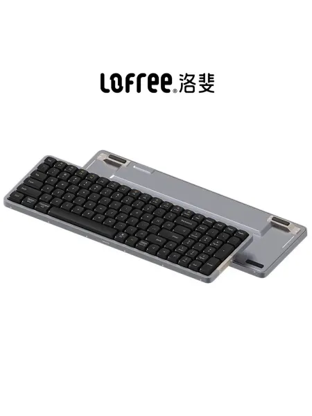 LOFREE Беспроводная игровая клавиатура Bluetooth, 100 клавиш