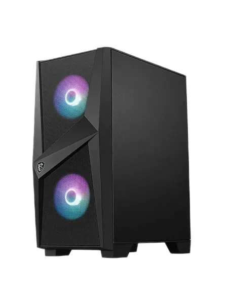 MSI Корпус для ПК с вентиляторами MAG FORGE 100R, черный