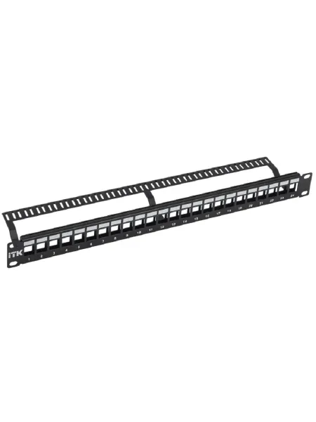 Hyperline Патч-панель 19", 1U, 24 порта ITK PP24-1UMU