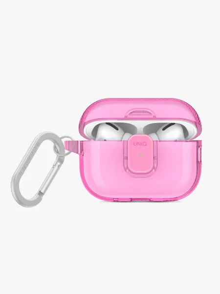 UNIQ Чехол для Airpods Pro 2 силиконовый с замком Glase PRO