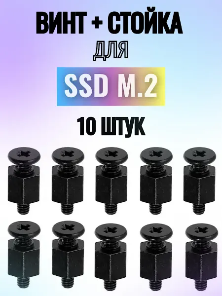OEM Винт со стойкой для крепления M.2 SSD материнской платы 10шт