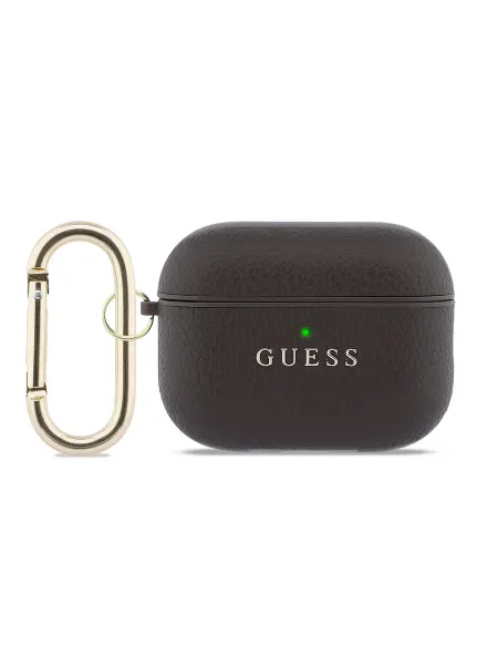GUESS Чехол для Airpods Pro 3, из экокожи PU Grained leather