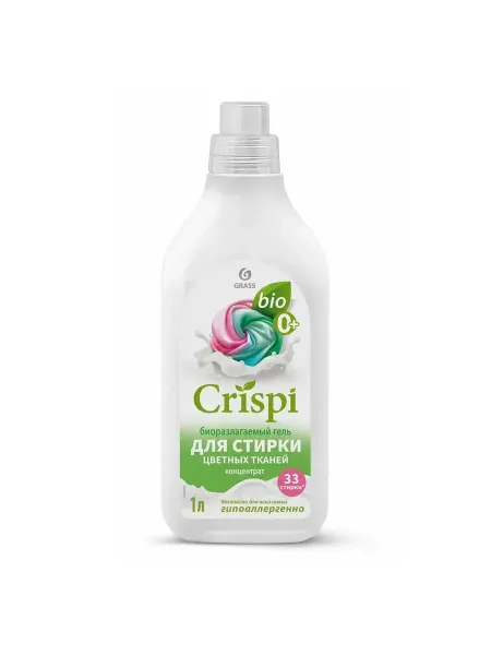 GRASS Гель для стирки цветного белья CRISPI 1000мл 125926