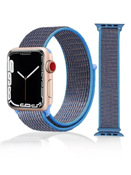 ПРО стор Ремешок для Apple Watch 38 40 41 mm нейлоновый на липучке