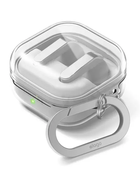 Elago Чехол для Galaxy Buds 4 4 Pro, прозрачный силиконовый Clear
