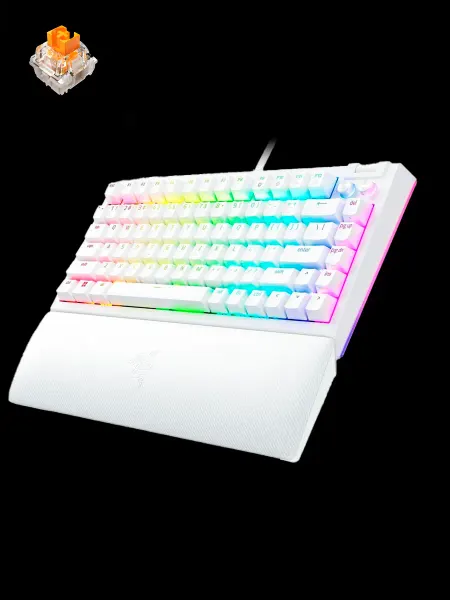 Razer Игровая клавиатура BlackWidow V4 75% White Edition