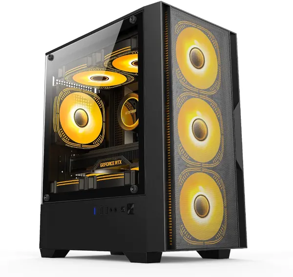Accord Корпус для компьютера ACC-ZCU1B mATX без БП черный