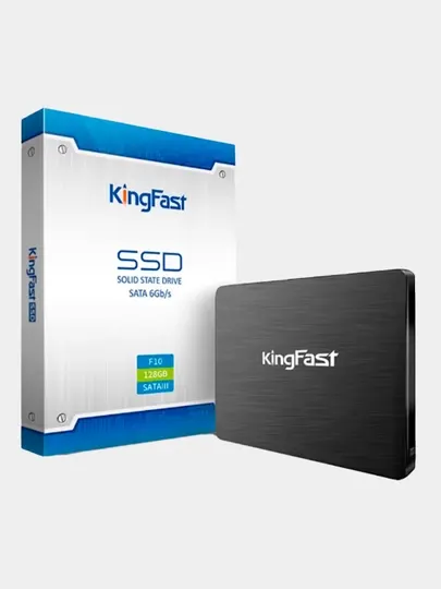Hакопитель для пк и ноутбука SSD SATA 128ГБ, 256ГБ, 512ГБ, 1ТБ KingFast F10 6Гб/с