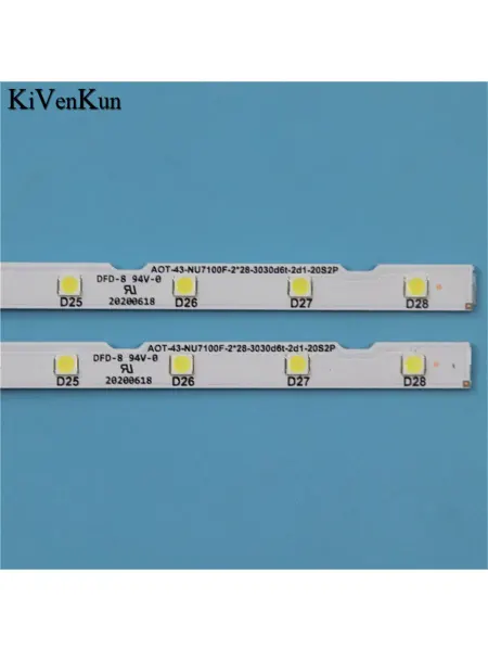 KiVenKun LED Подсветка AOT_43_NU7100F BN96-45954A V8N1-430SM0-R0