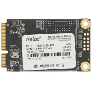 Netac 128 ГБ Внутренний SSD-диск N5M, mSATA, mSATA (NT01N5M-128G-M3X)