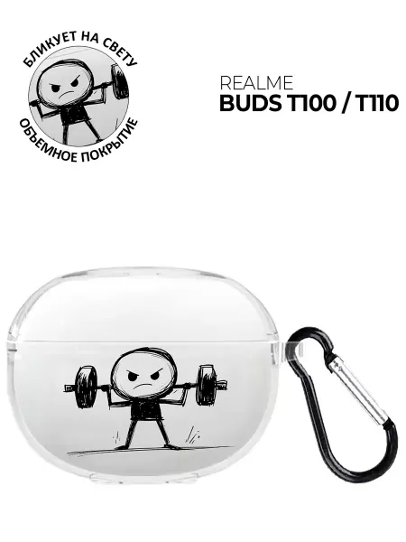 Realme Чехол на Buds T100, T110