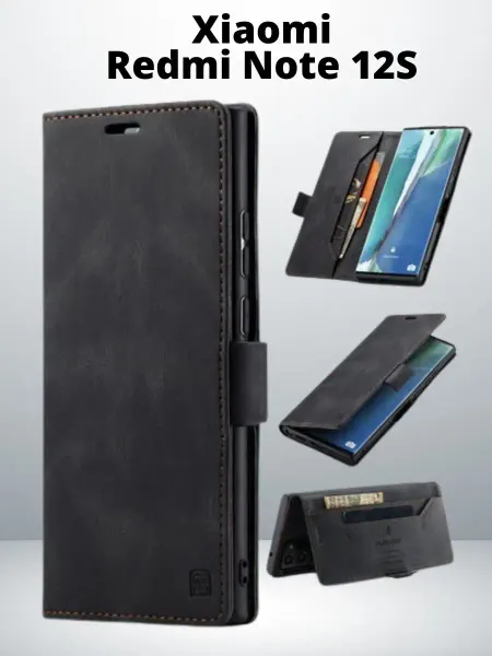 AksPhone Чехол на Xiaomi Redmi Note 12s книжка