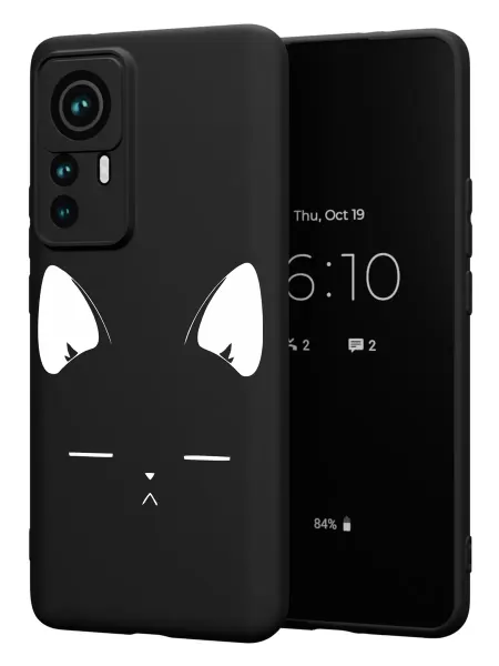 PBl store Чехол на Xiaomi 12T 12T Pro с принтом Котик