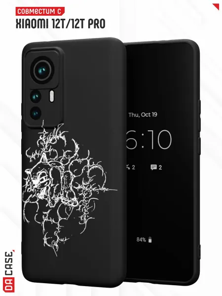 DACase Чехол на Xiaomi 12T12T Pro с принтом Цветы
