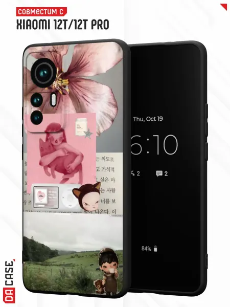 DACase Чехол на Xiaomi 12T12T Pro с принтом y2k
