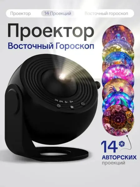 Nightlines Nova Проектор планетарий Звездное небо"Восточный гороскоп" черный