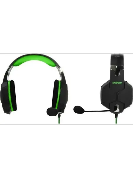 SmartBuy Проводные наушники игровые SBHG-2100 RUSH VIPER Черн Зел