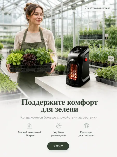 Обогреватель для теплицы с терморегулятором инфракрасный