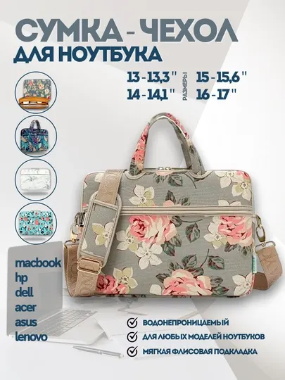 Сумка для ноутбука, размеры 13, 14, 15, 16, 17, чехол для ноутбука, чехол для Macbook