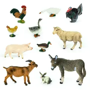 Derri Animals Набор №1 Домашние животные фермы, 11 фигурок, 86183DA