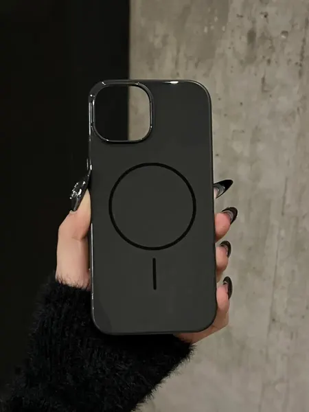 Чехол О'Кейси, для iPhone 13, 14, MagSafe, накладка, защита камеры, черный
