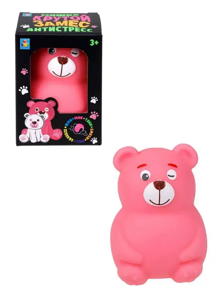 1TOY Игрушка-антистресс Крутой замес Мишка T23813-KR2