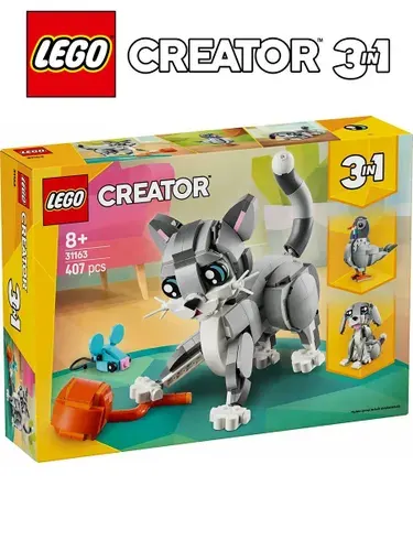LEGO Конструктор Creator 31163 Игривый котик 3в1