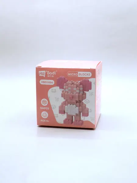 LEGO Мишка конструктор Кавс 3D из миниблоков Kaws Bear