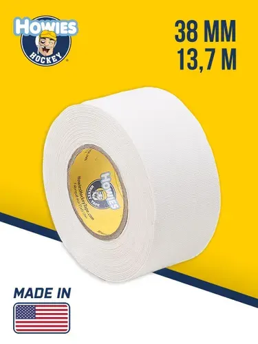 Лента хоккейная для клюшки Howies 38мм х 13,7м белая