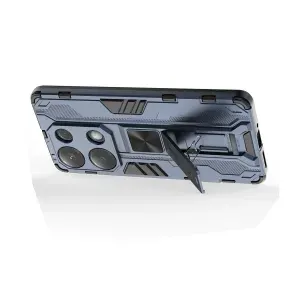 Противоударный чехол с подставкой Transformer для Redmi Note 13 Pro 4G (синий)