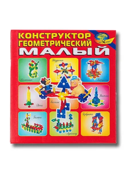 ООО Корвет Конструктор " Геометрический Малый" 72 детали, для детей
