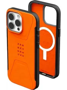 Чехол для мобильного телефона UAG iPhone 13 Pro Max 6,7 дюймов, Civilian, совместимый с зарядкой MagSafe, модный противоударный и нескользящий, защитный чехол военного класса