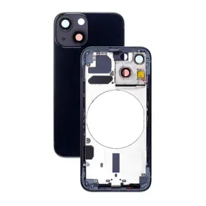Корпус в сборе с задней панелью (крышкой) iPhone 13 mini (Midnight) A2626 / A2628 / A2629 / A2630 (OEM)