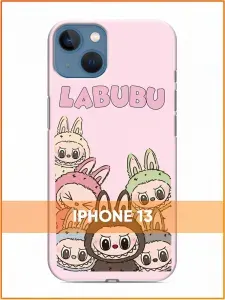 Чехол для Iphone 13 с принтом Лабубу