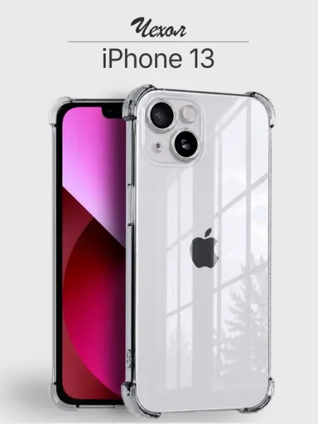 Мобимания Чехол iPhone 13 прозрачный противоударный