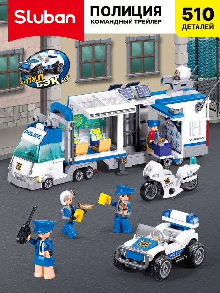 LEGO Конструктор блочный развивающий детский набор полиция
